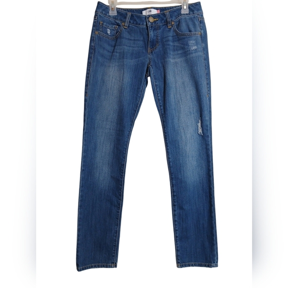 Cabi Distressed Jeans slim boyfriend size 4 - Picture 1 of 4